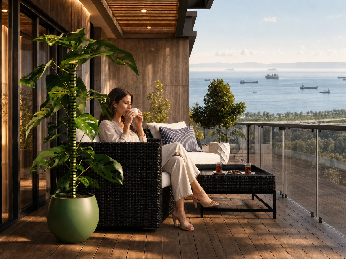 A project where the Marmara Sea becomes your view from every side