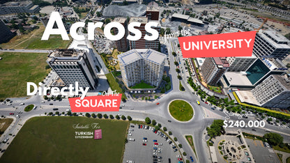 Strategically located beside the university and roundabout